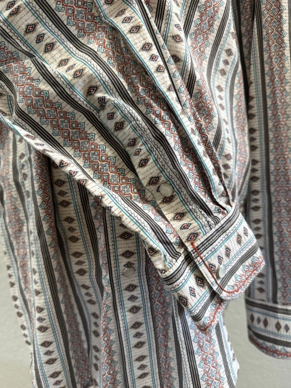 Panhandle Long Sleeve Monk Pearl Snap - Picture 3 of 3